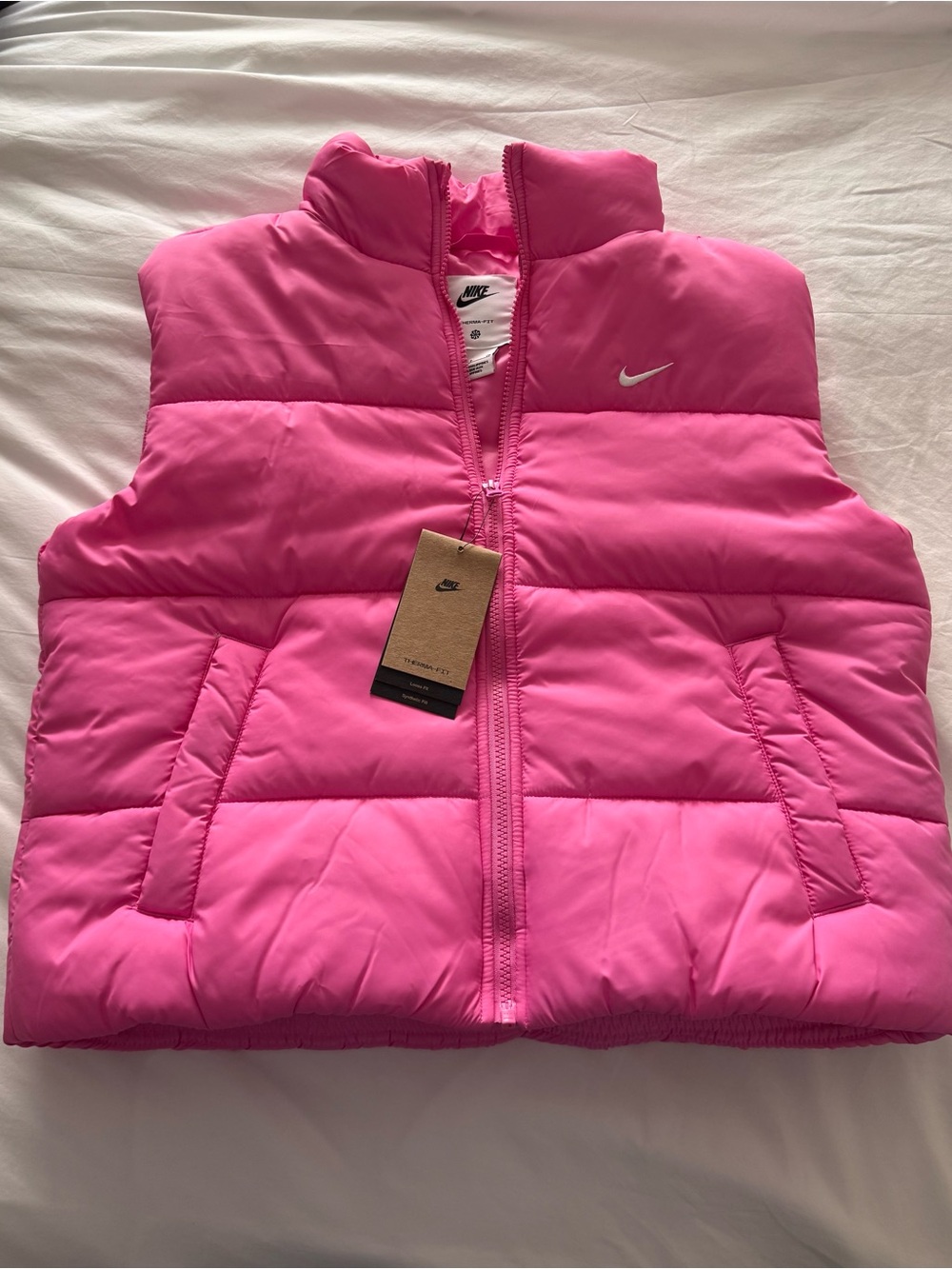 NWT Nike Pink Puffer Vest